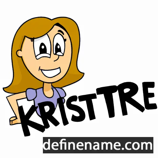 cartoon of the name Kirstee