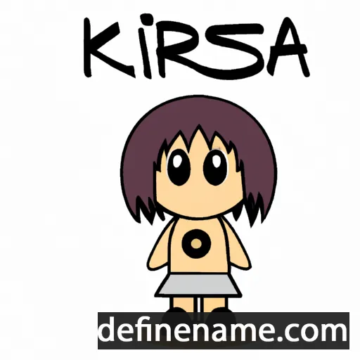 cartoon of the name Kisora