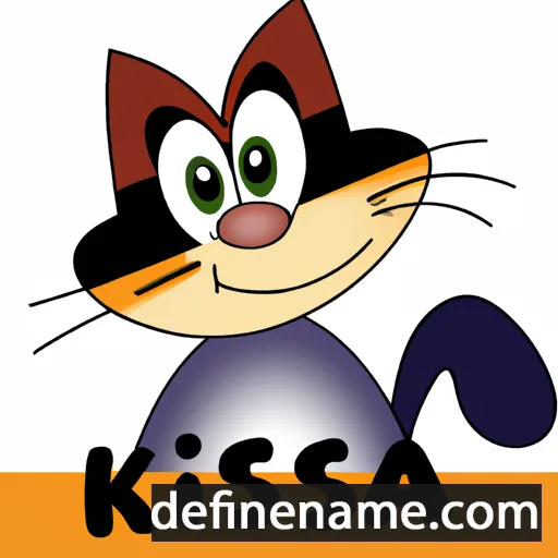 cartoon of the name Kissa