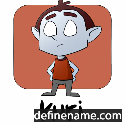 cartoon of the name Kiur