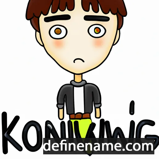 cartoon of the name Kiwoong