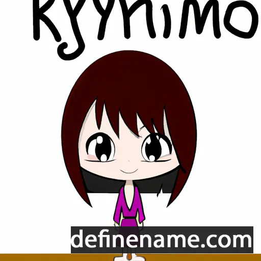 cartoon of the name Kiyomi