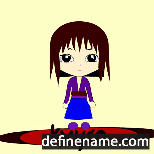 cartoon of the name Kiyuko