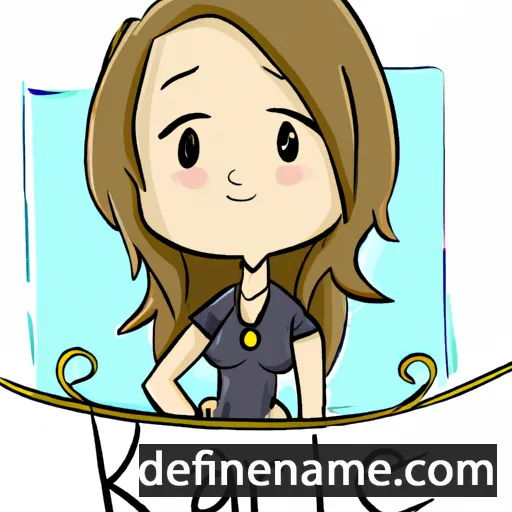 cartoon of the name Klaire