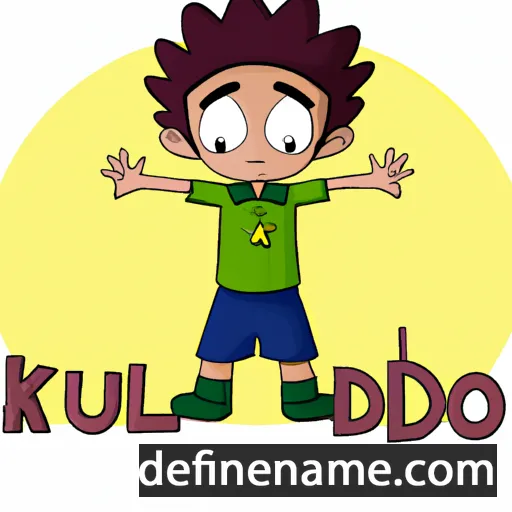 cartoon of the name Klaùdiô