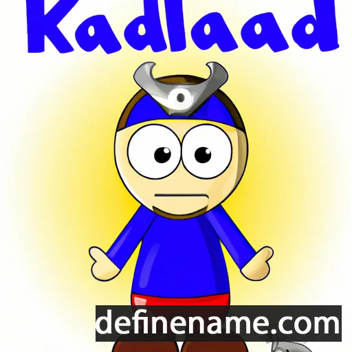 cartoon of the name Klaudjan