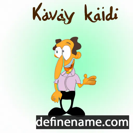 cartoon of the name Klavdy