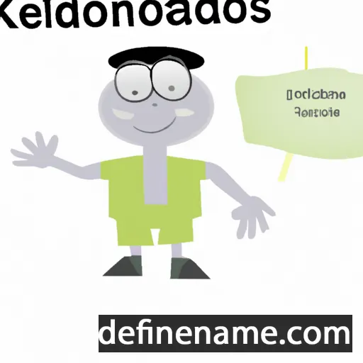 cartoon of the name Kleandros