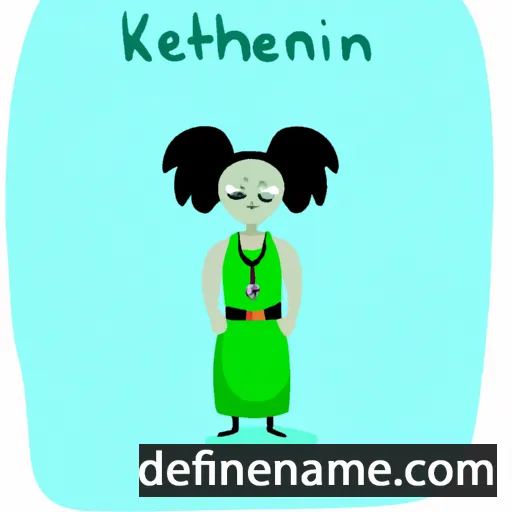 cartoon of the name Kleanthi