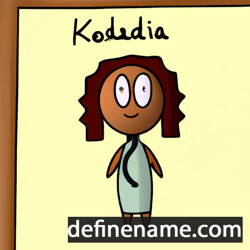 cartoon of the name Kledisa