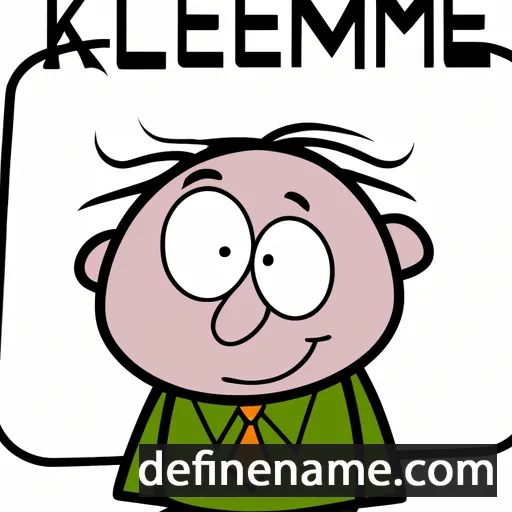 Kleement cartoon