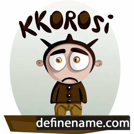 cartoon of the name K'orsuk