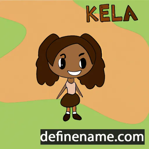 cartoon of the name Klélia