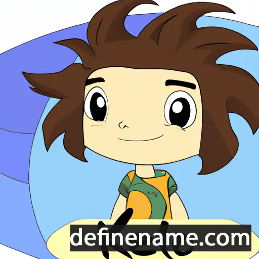 cartoon of the name Kleo