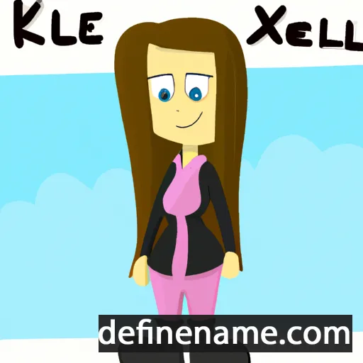 cartoon of the name Klexi