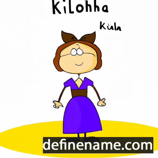 cartoon of the name Klothilda