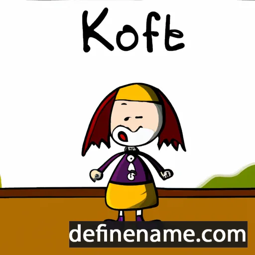 cartoon of the name Klotilde