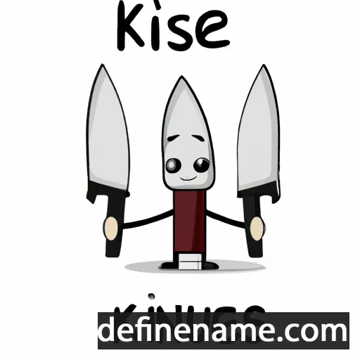 cartoon of the name Knives