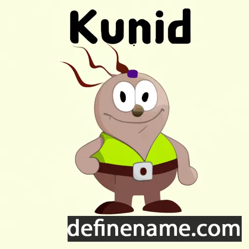 cartoon of the name Knúd