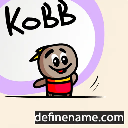 cartoon of the name Köbi