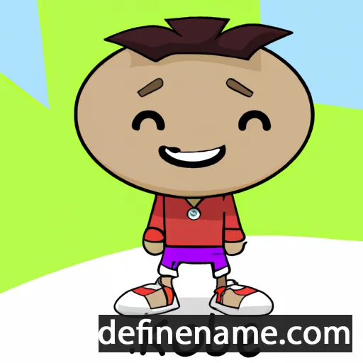 cartoon of the name Kobie