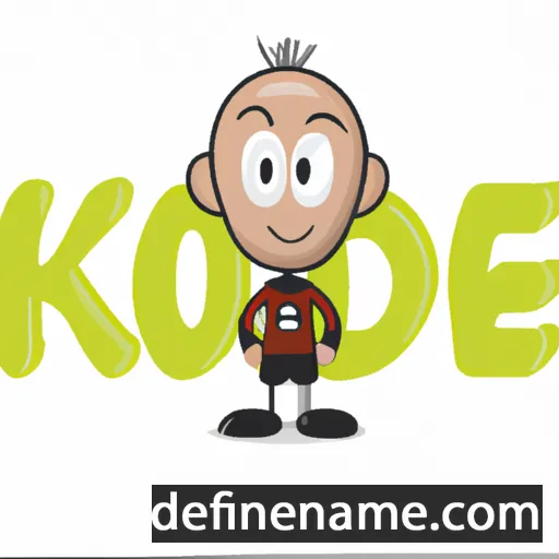 cartoon of the name Kodee