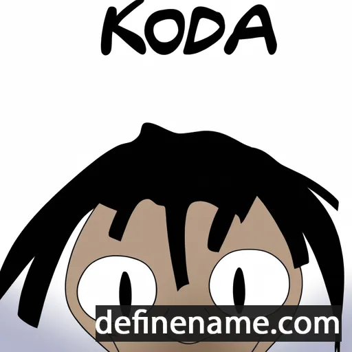 cartoon of the name Koeda