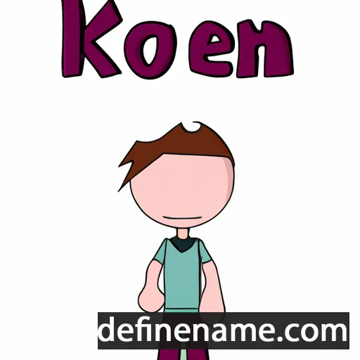 cartoon of the name Koen