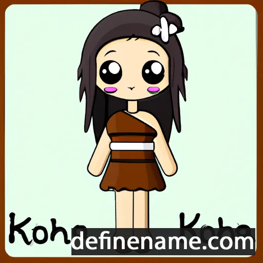 Kohina cartoon