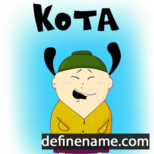 cartoon of the name Kohta