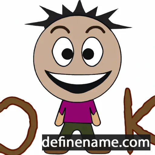 cartoon of the name Koki