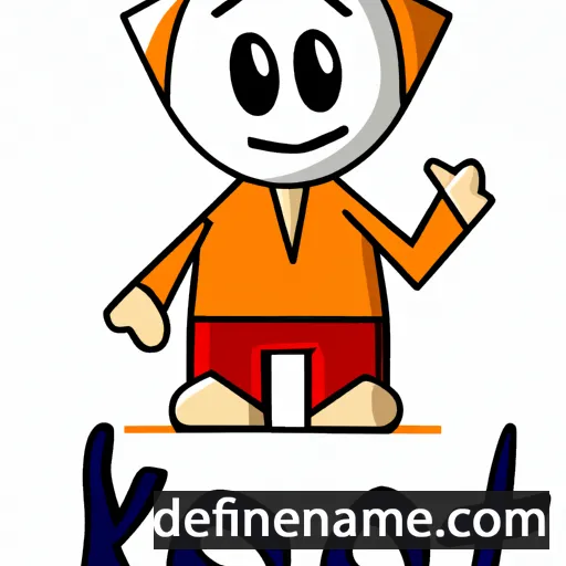 cartoon of the name Kokiat