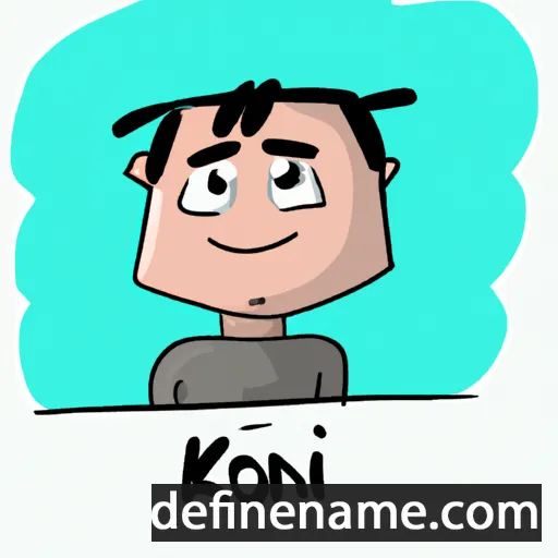 cartoon of the name Kokin