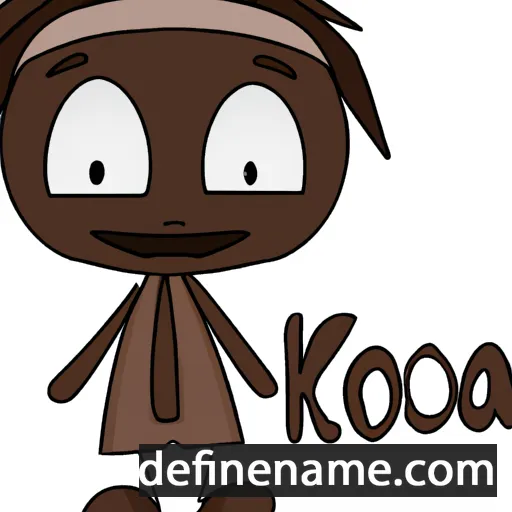 cartoon of the name Kokoa