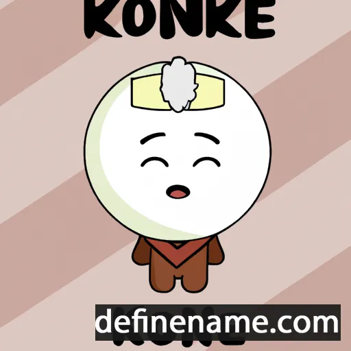 cartoon of the name Kokone