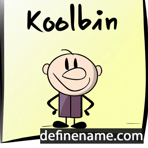 cartoon of the name Kolbein