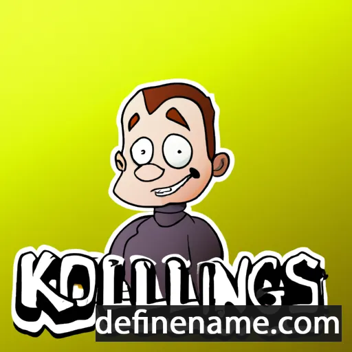 cartoon of the name Kollins