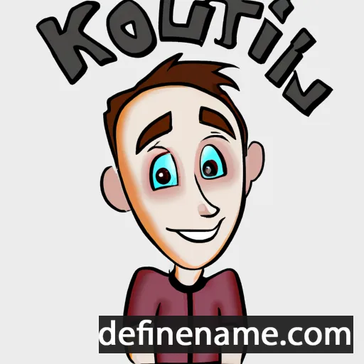 cartoon of the name Koltyn