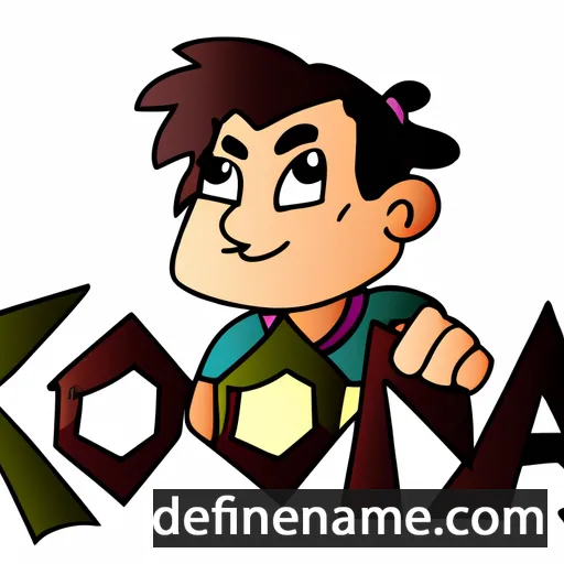 cartoon of the name Kona