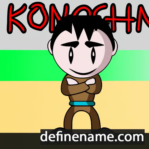 cartoon of the name Konash