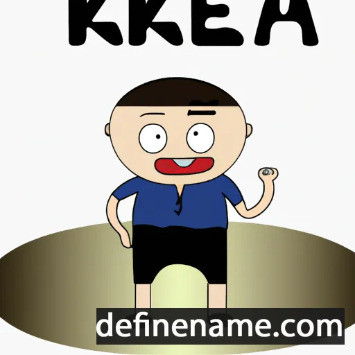 cartoon of the name Kong Kea