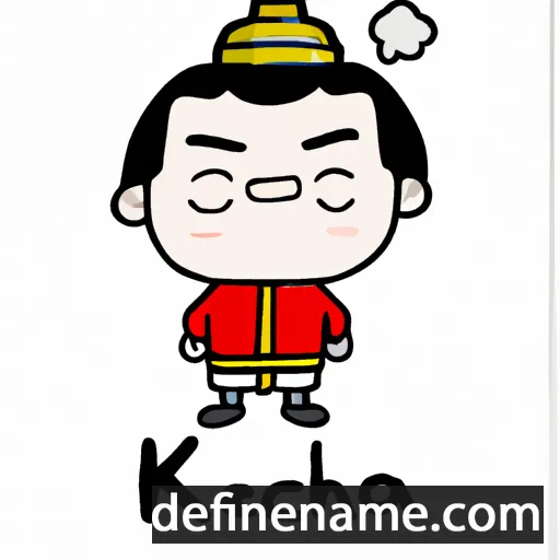 cartoon of the name Kongdech