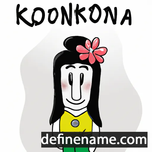 Kongkortia cartoon