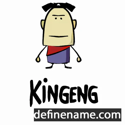 cartoon of the name Kongpeng