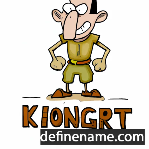 cartoon of the name Kongrit