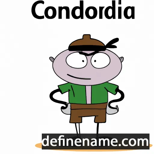 cartoon of the name Konkordija