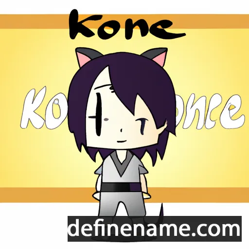 cartoon of the name Konoe