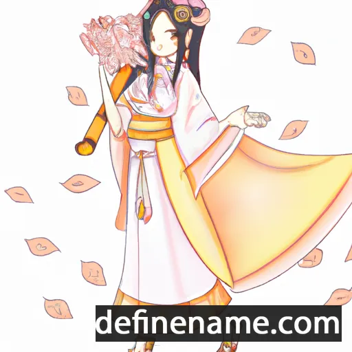 cartoon of the name Konohanasakuya-hime