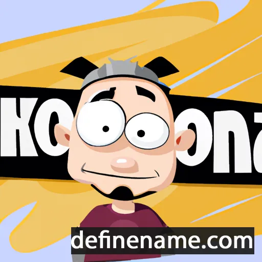 cartoon of the name Konor