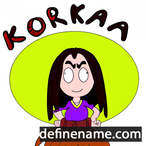 Koorna cartoon